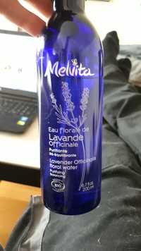 MELVITA - Eau florale de lavande officinale - Purifiante ré-équilibrante