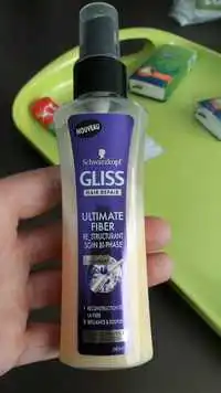 SCHWARZKOPF - Gliss - Ultimate fiber - Re_structurant - Soin bi-phase