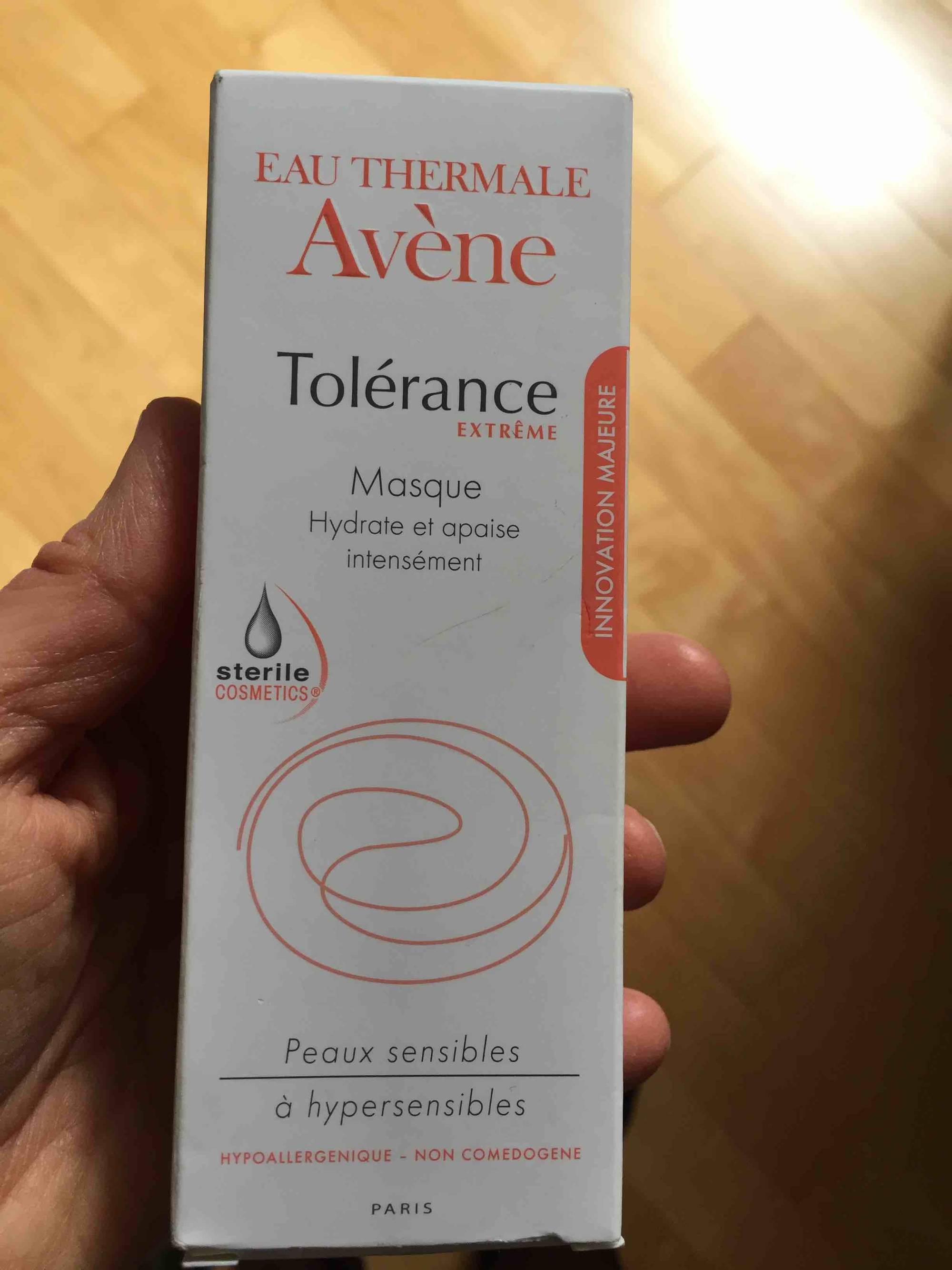 AVÈNE - Tolérance extreme - Masque hydrate et apaise intensément