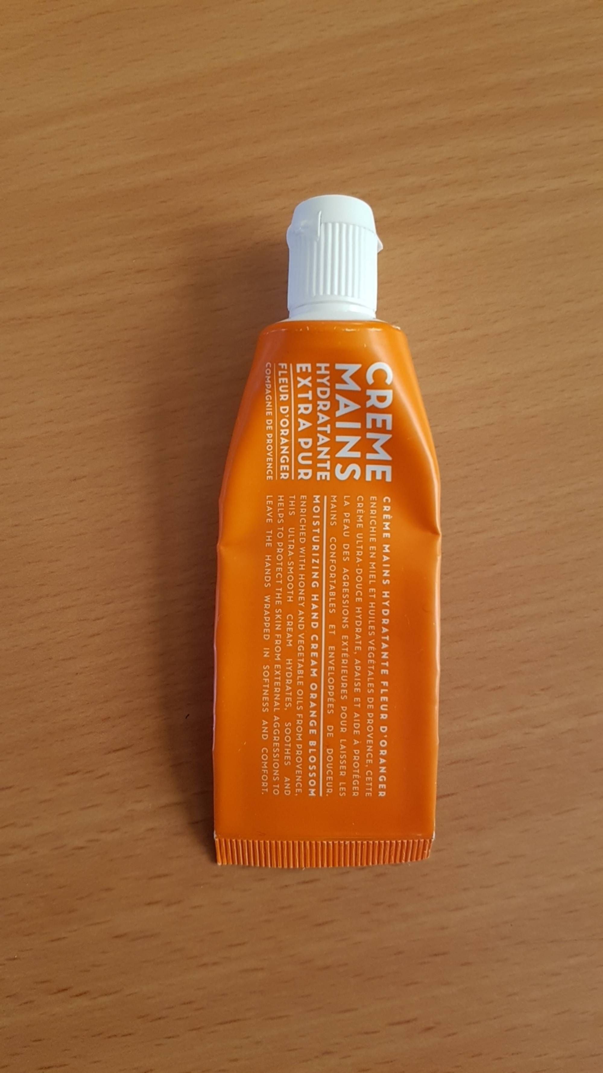COMPAGNIE DE PROVENCE - Fleur d'oranger - Crème mains hydratante extra pur 