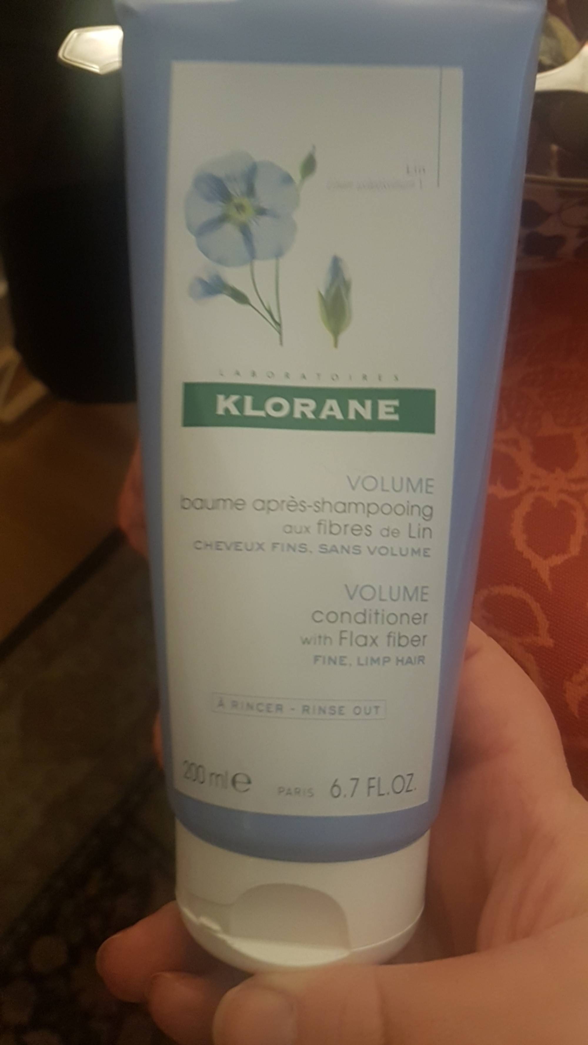 KLORANE - Baume après-shampooing aux fibres de Lin