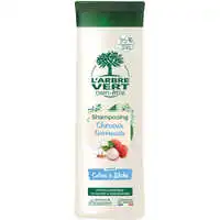 L'ARBRE VERT BIEN-ÊTRE - L'Arbre Vert Bien-être Shampooing Cheveux normaux Parfum Coton et Litchi - Hypoallergénique - pH Neutre et Sans Silicone - 95% d'ingrédients d'origine naturelle - 250mL