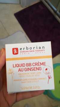 ERBORIAN - Liquide BB crème au ginseng - Soin effet peau de bébé