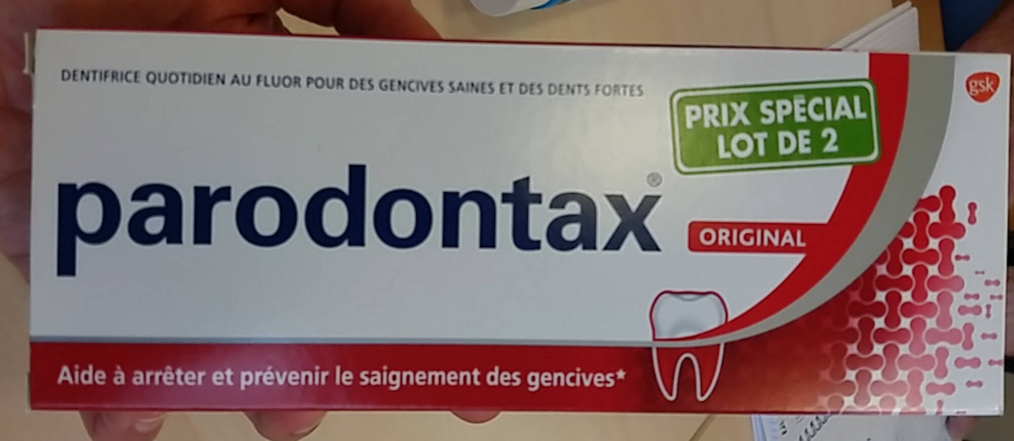 PARODONTAX - Original, dentifrice quotidien au fluor