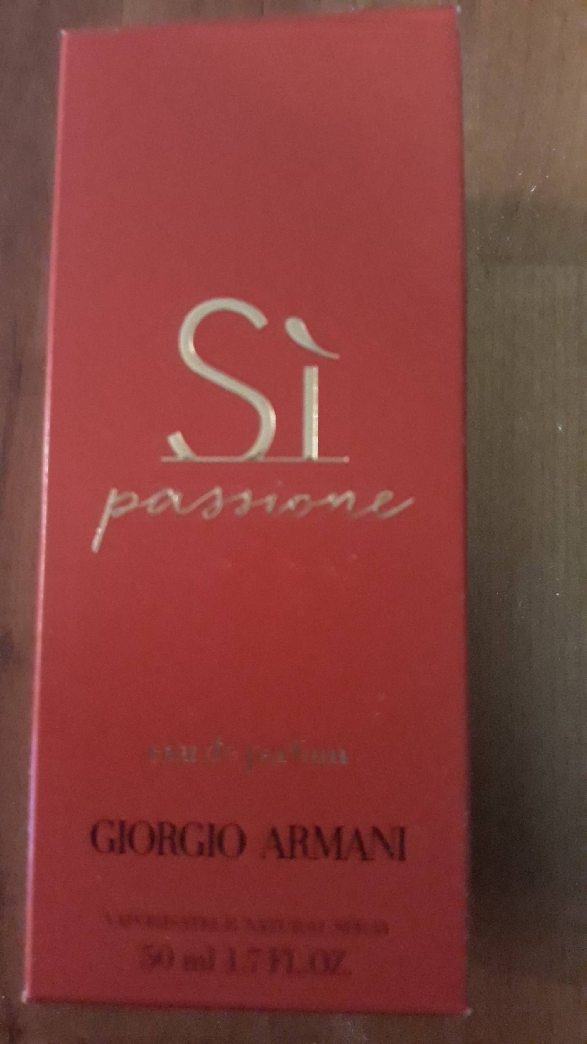 GIORGIO ARMANI - Si passione - Eau de parfum