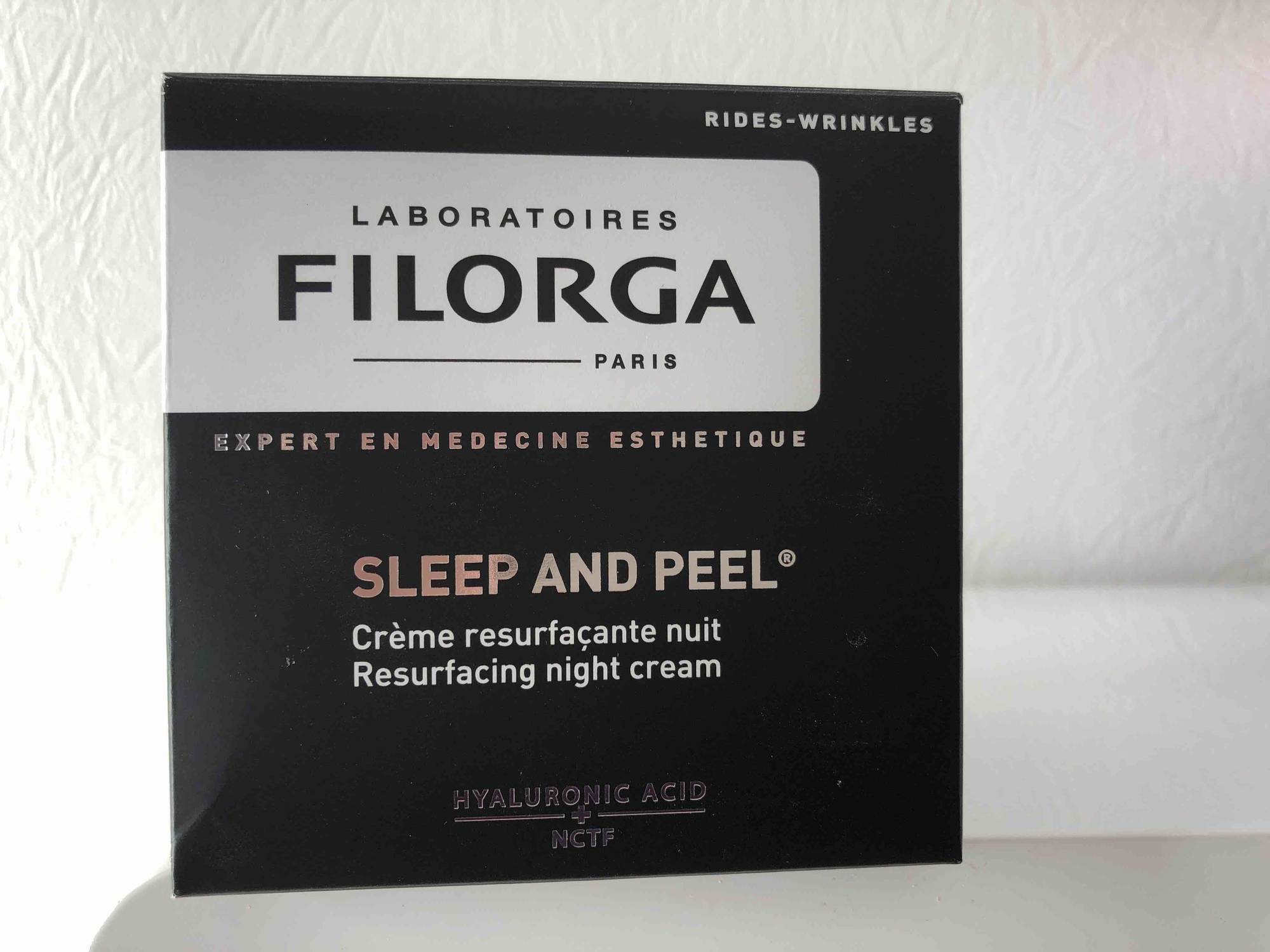 FILORGIA - Sleep and peel - Crème resurfaçante nuit