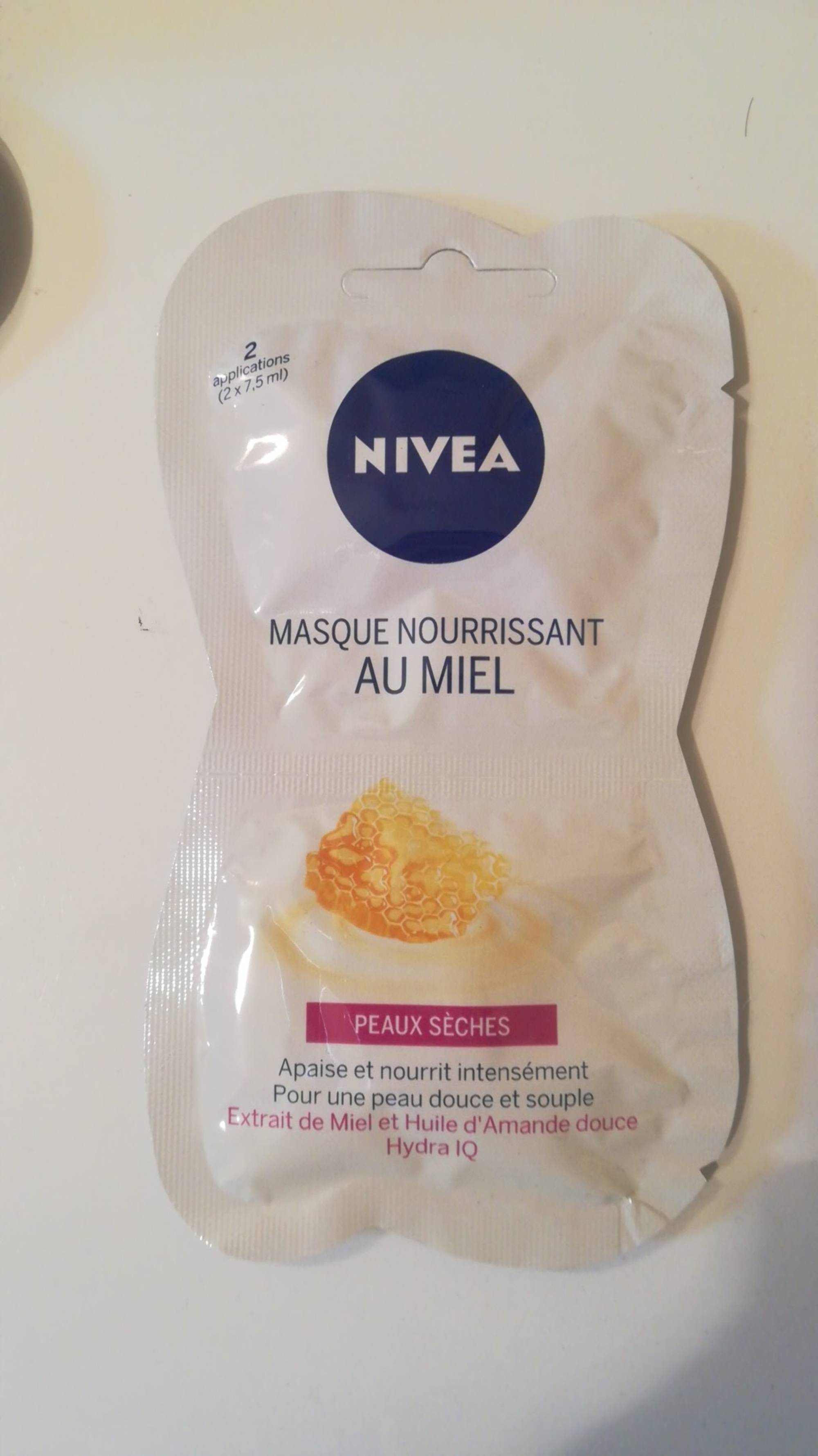 NIVEA - Peaux sèches - Masque nourrissant au miel