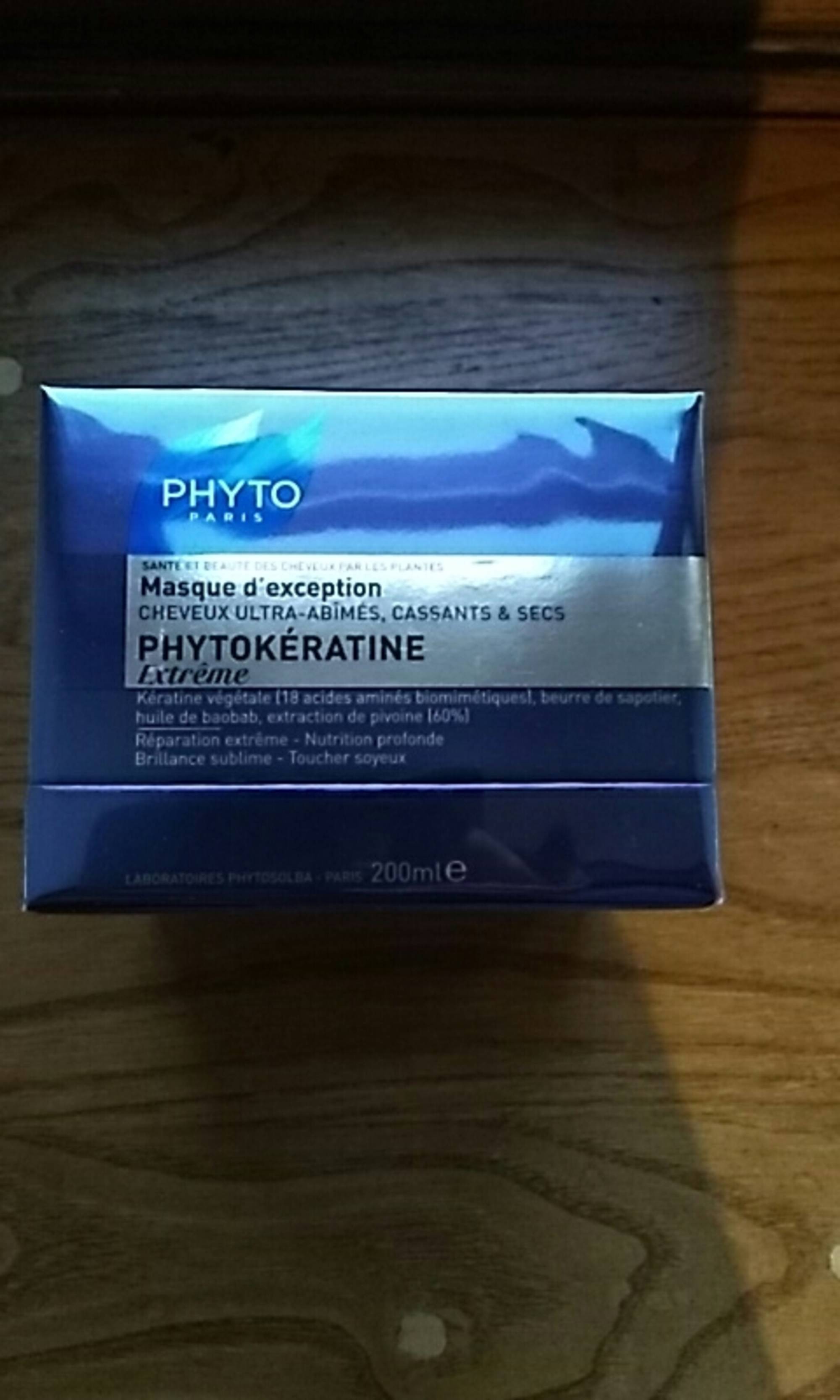 PHYTO PARIS - Phyto kératine extrême - Masque d'exception
