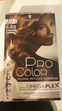 SCHWARZKOPF - Pro Color - Coloration permanente avec Omega Plex 6.68 caramel carmin