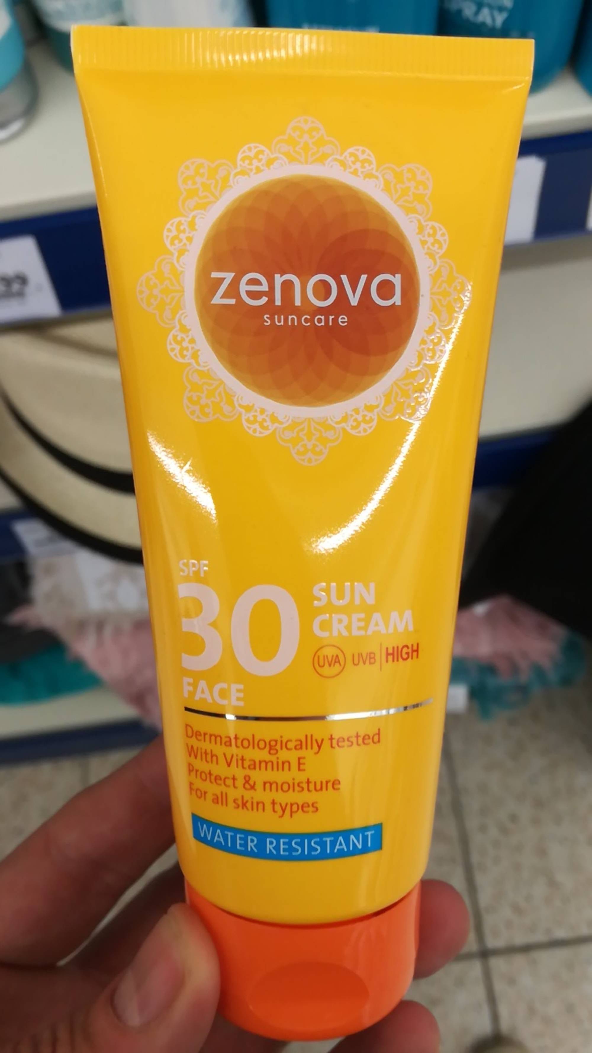 ZENOVA - Face Sun Cream SPF 30 High 