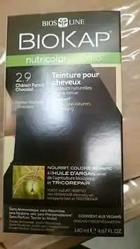 BIOKAP - Nutricolor Delicato - Teinture pour cheveux - 2.9 châtain foncé chocolat