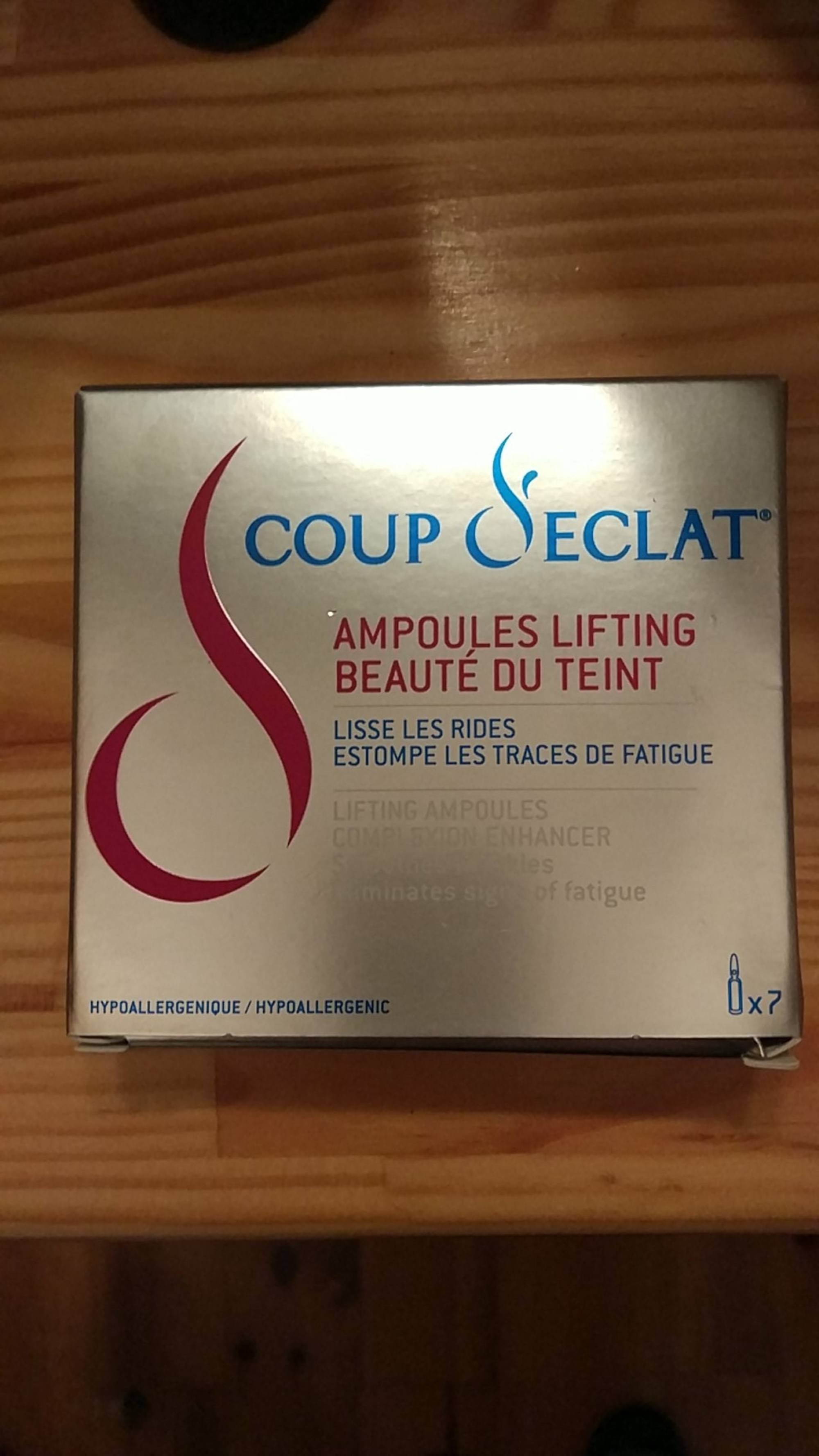 COUP D'ECLAT - Ampoules lifting