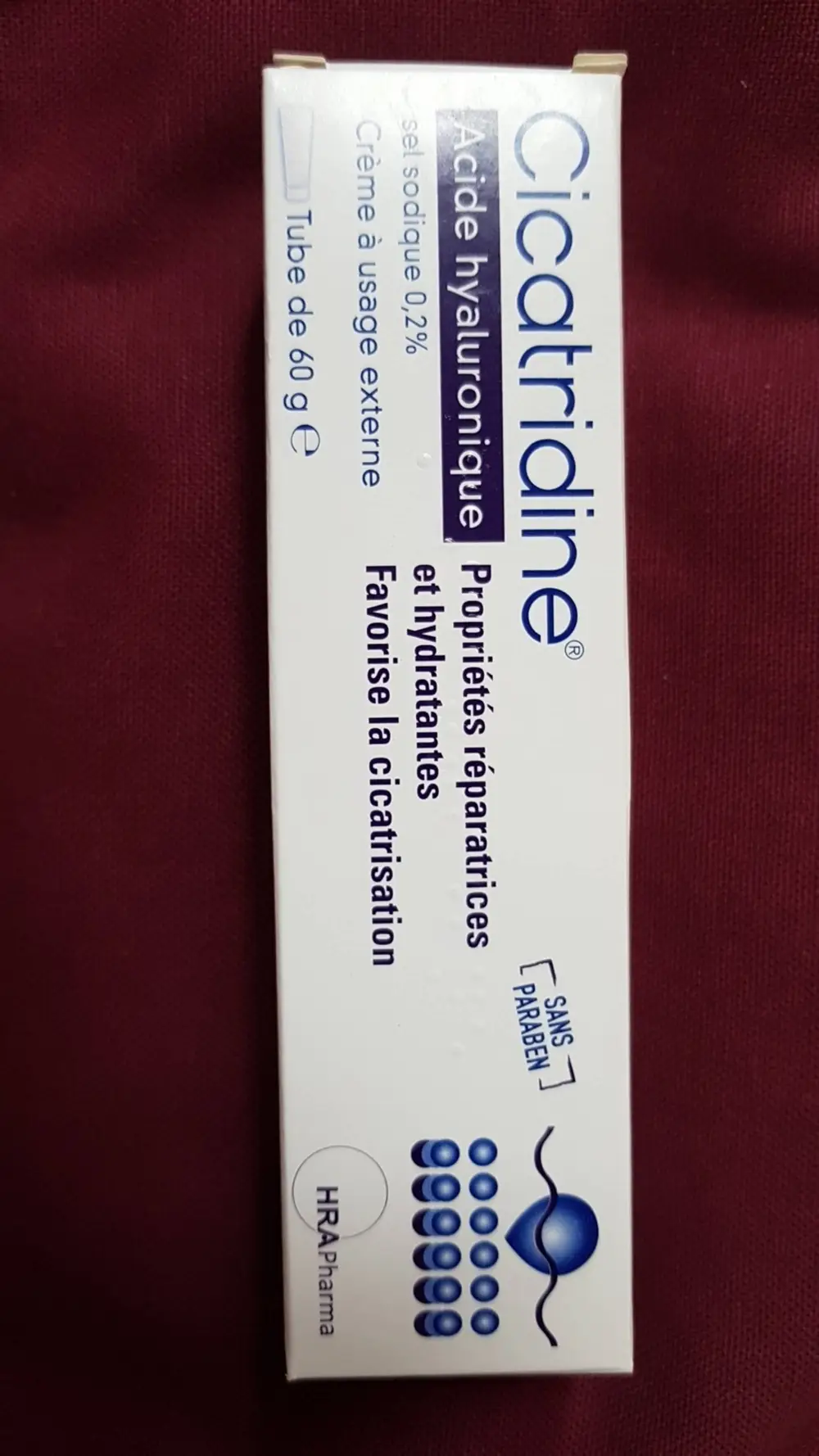 CICATRIDINE - Acide hyaluronique - Crème à usage externe