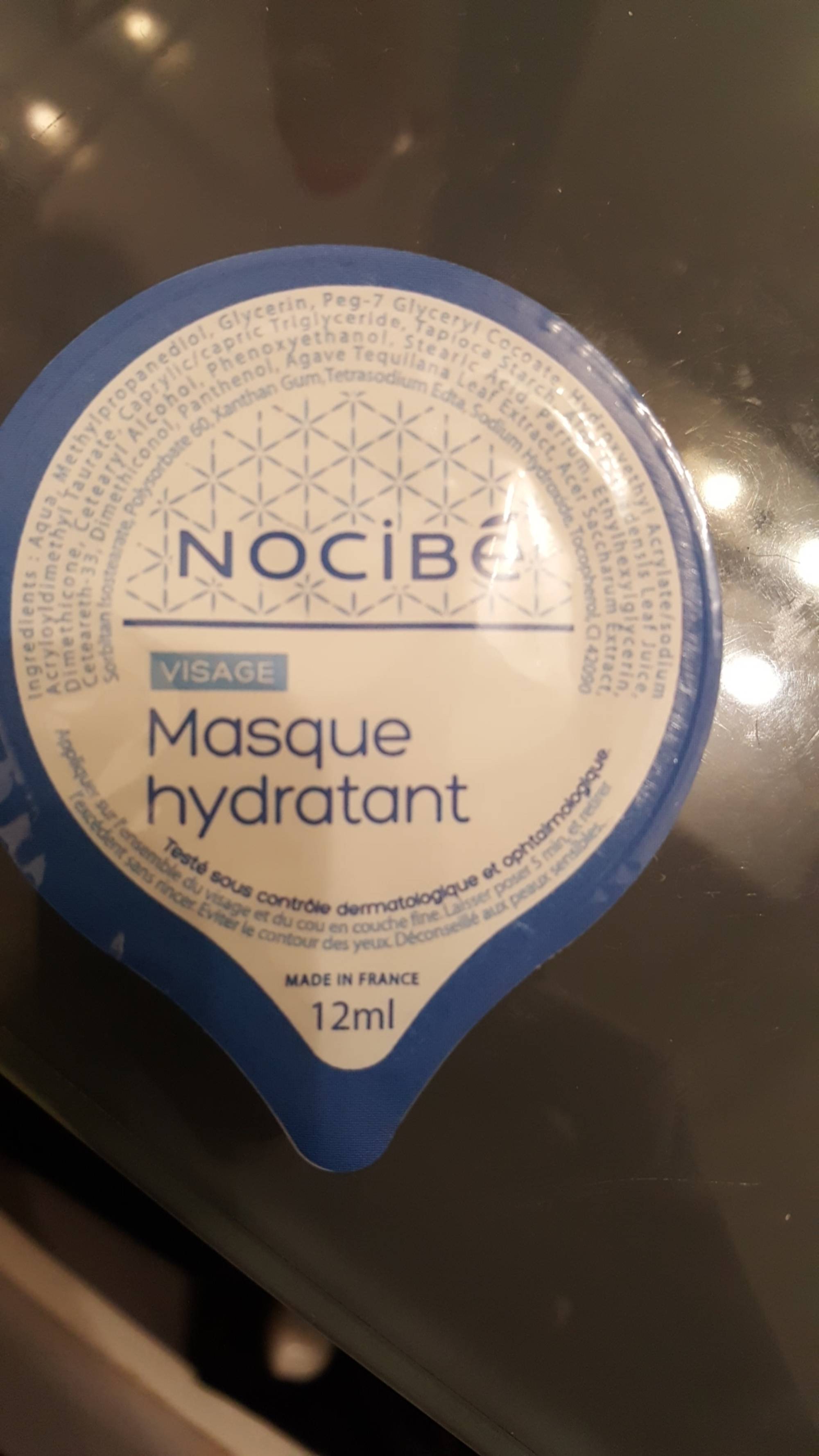 NOCIBÉ - Masque hydratant visage