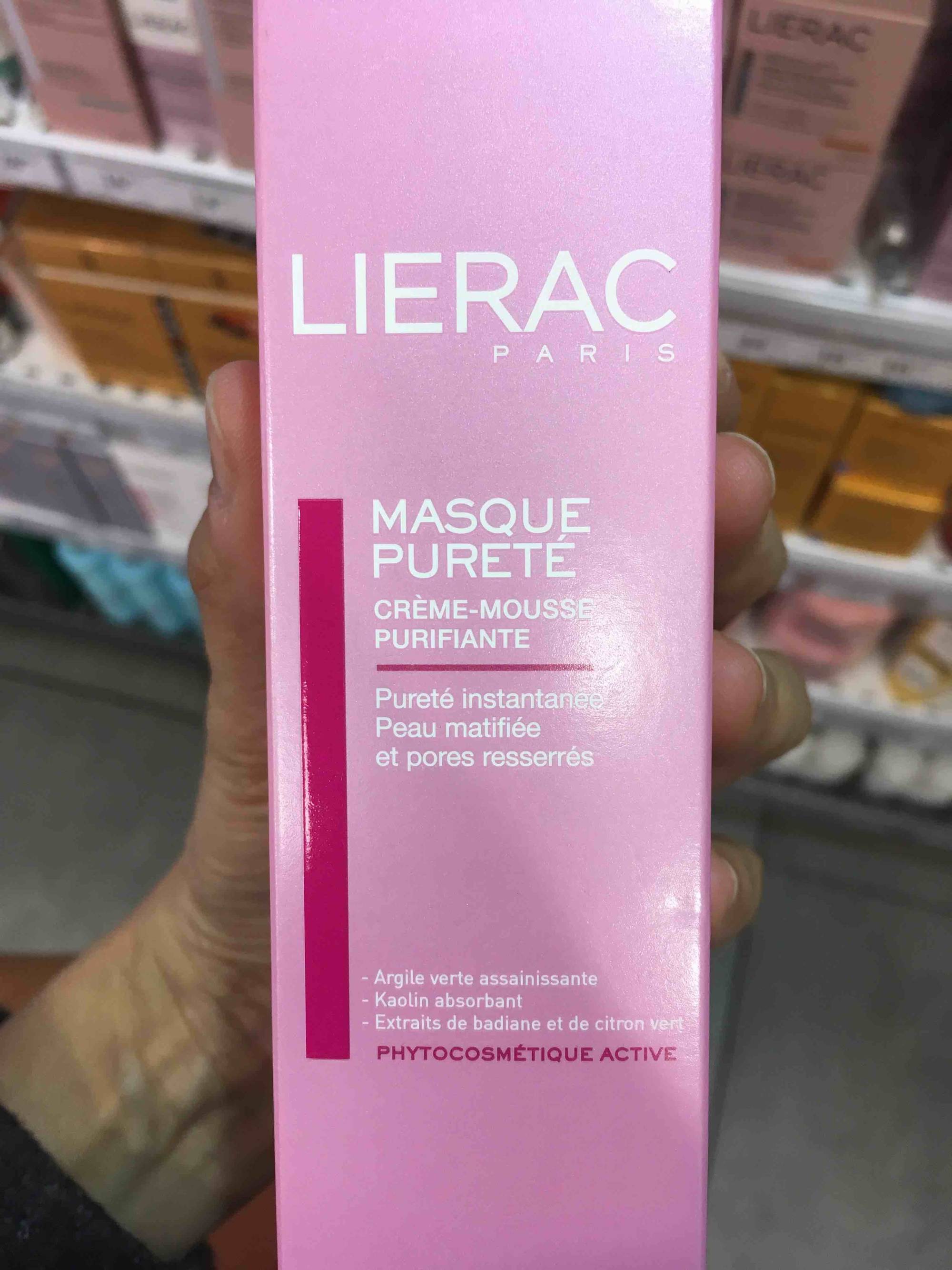 LIÉRAC PARIS - Masque purete - Crème-mousse purifiante