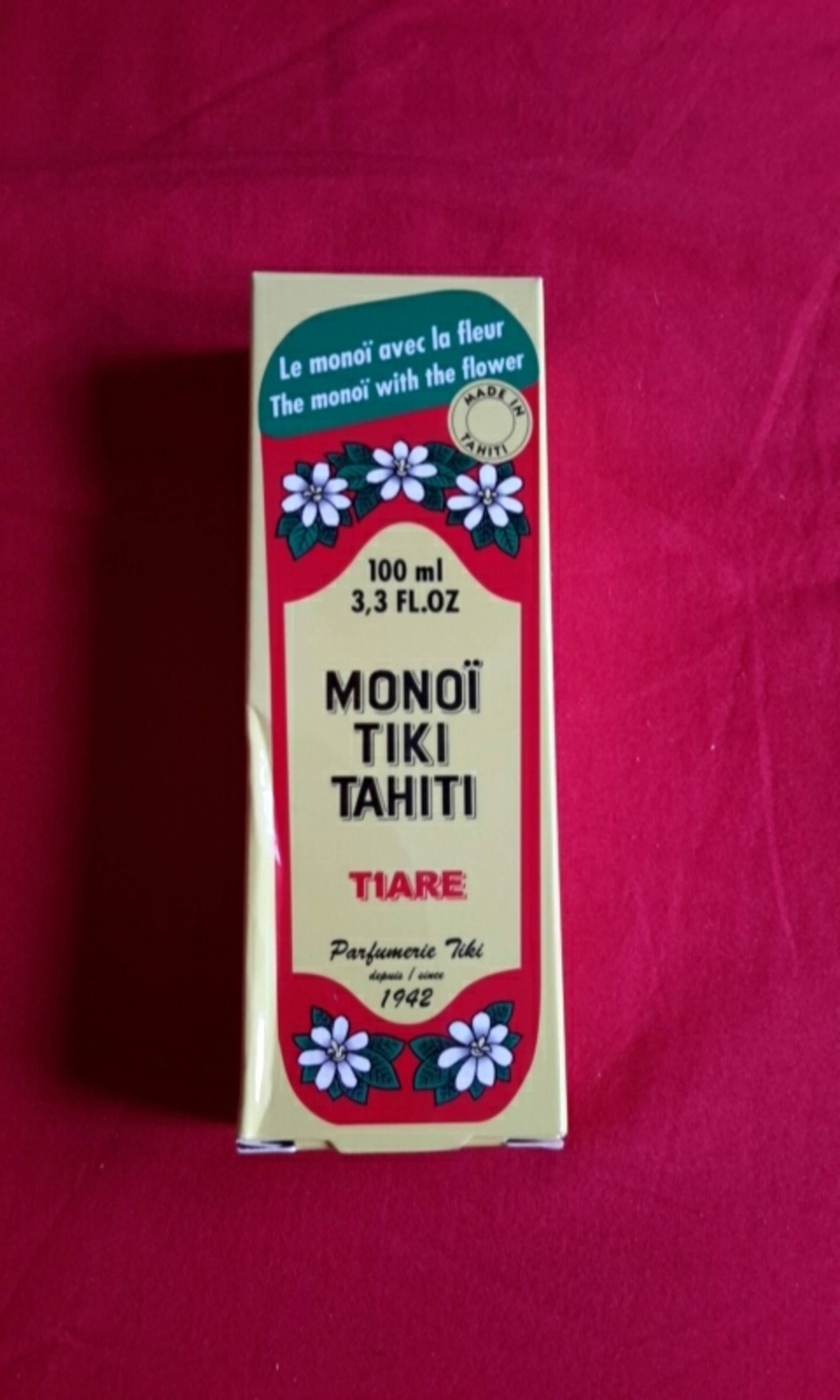 PARFUMERIE TIKI - Tiaré - Monoï Tiki Tahiti