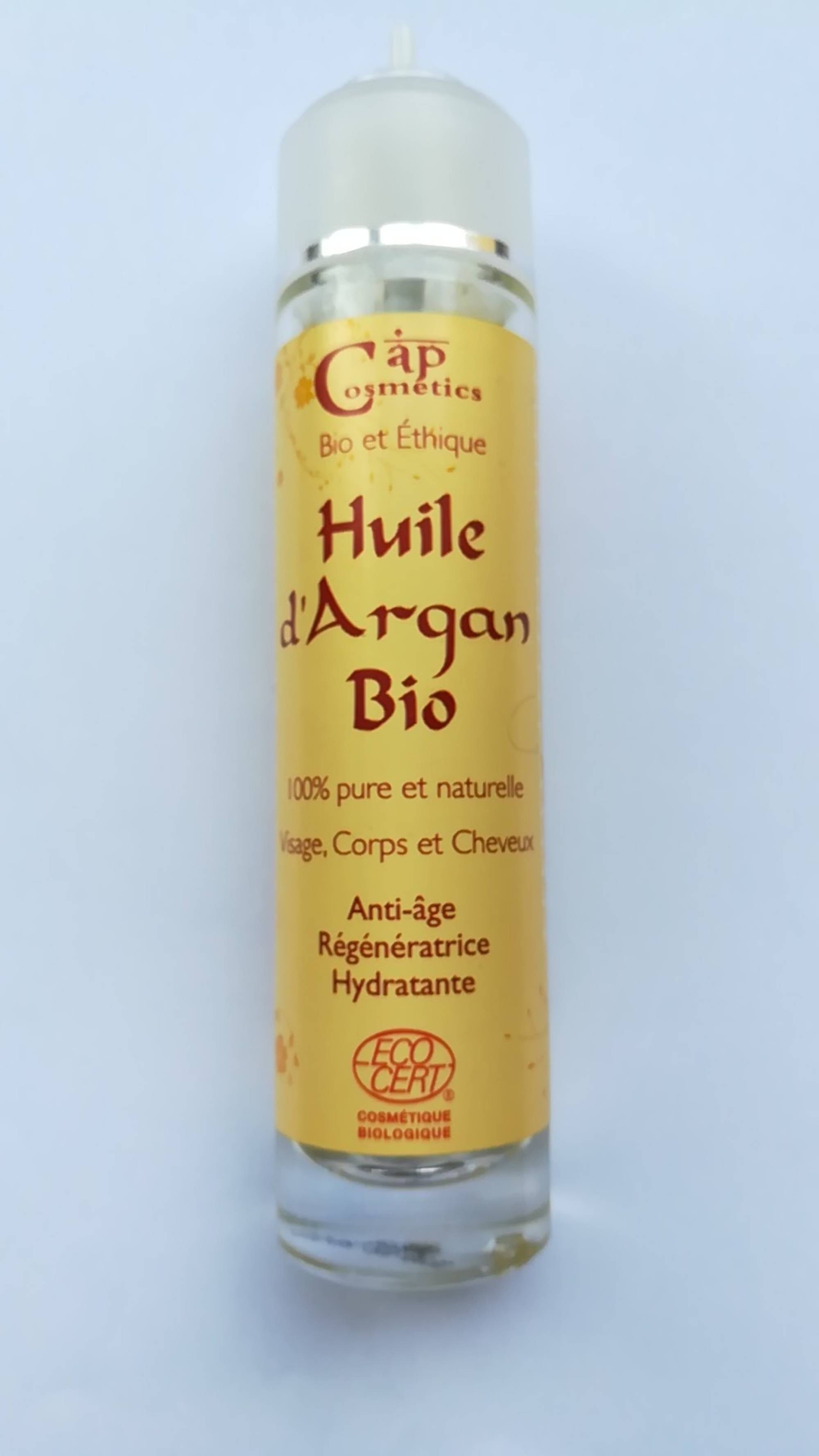 CAP COSMETICS - Huile d'argan bio - Anti-âge