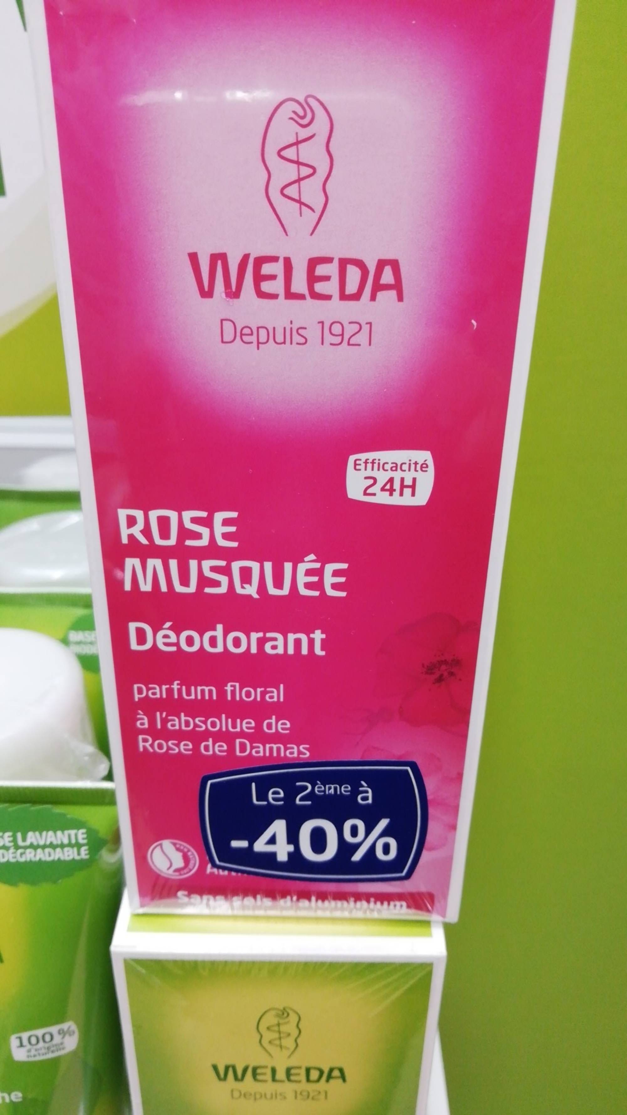 WELEDA - Rose musquée - Déodorant 24h