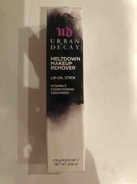URBAN DECAY - Meltdown makeup remover - Lip oil stick