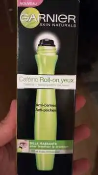 GARNIER - Caféine roll-on yeux - Bille massante