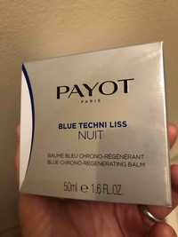 PAYOT - Blue techni liss nuit - Baume bleu chrono-régérérant