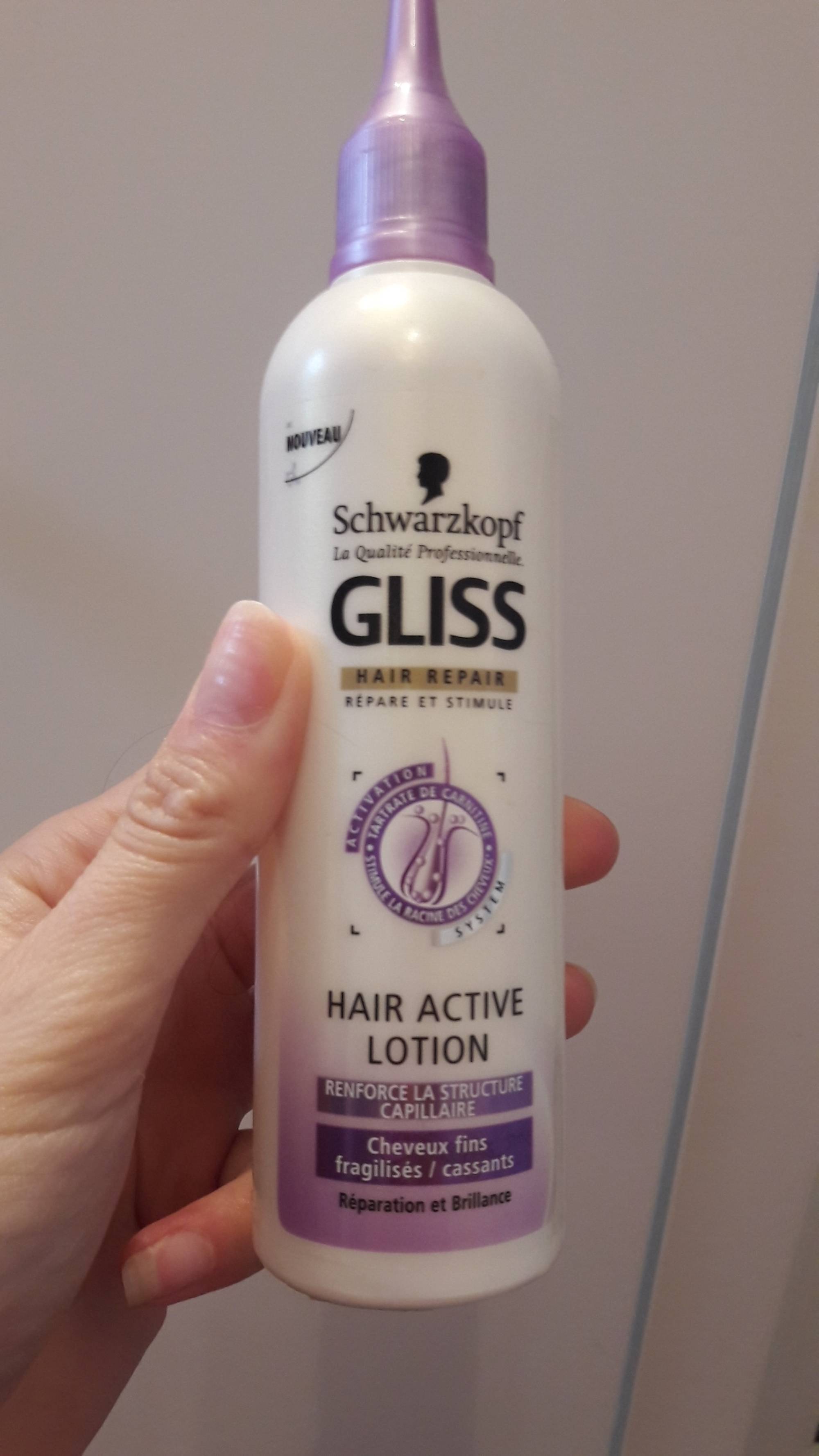 SCHWARZKOPF - Gliss hair repair - Hair active lotion