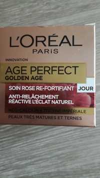 L'ORÉAL PARIS - Age perfect golden age - Soin rose re-fortifiant jour