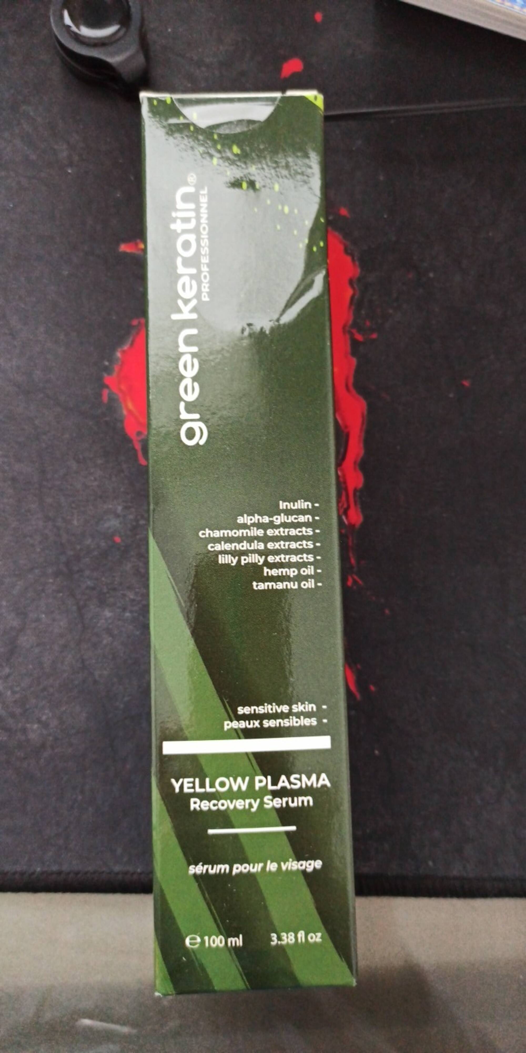 GREEN KERATIN - Yellow plasma - Sérum pour visage