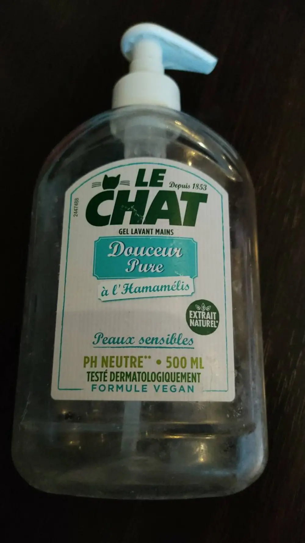 LE CHAT - Douceur pure - Gel lavant mains à l'hamamélis