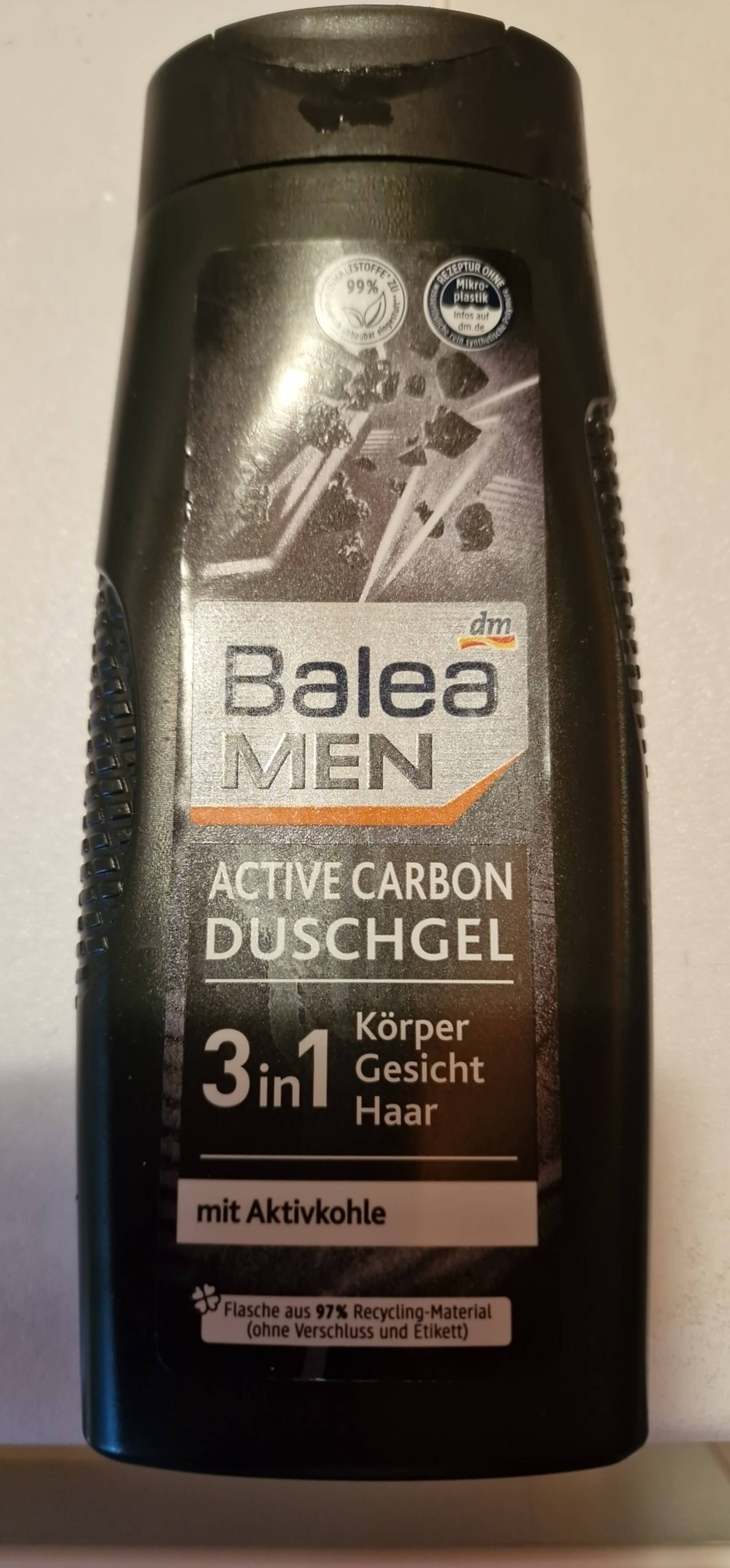 BALEA MEN - Active carbon - Duschgel 3 in 1