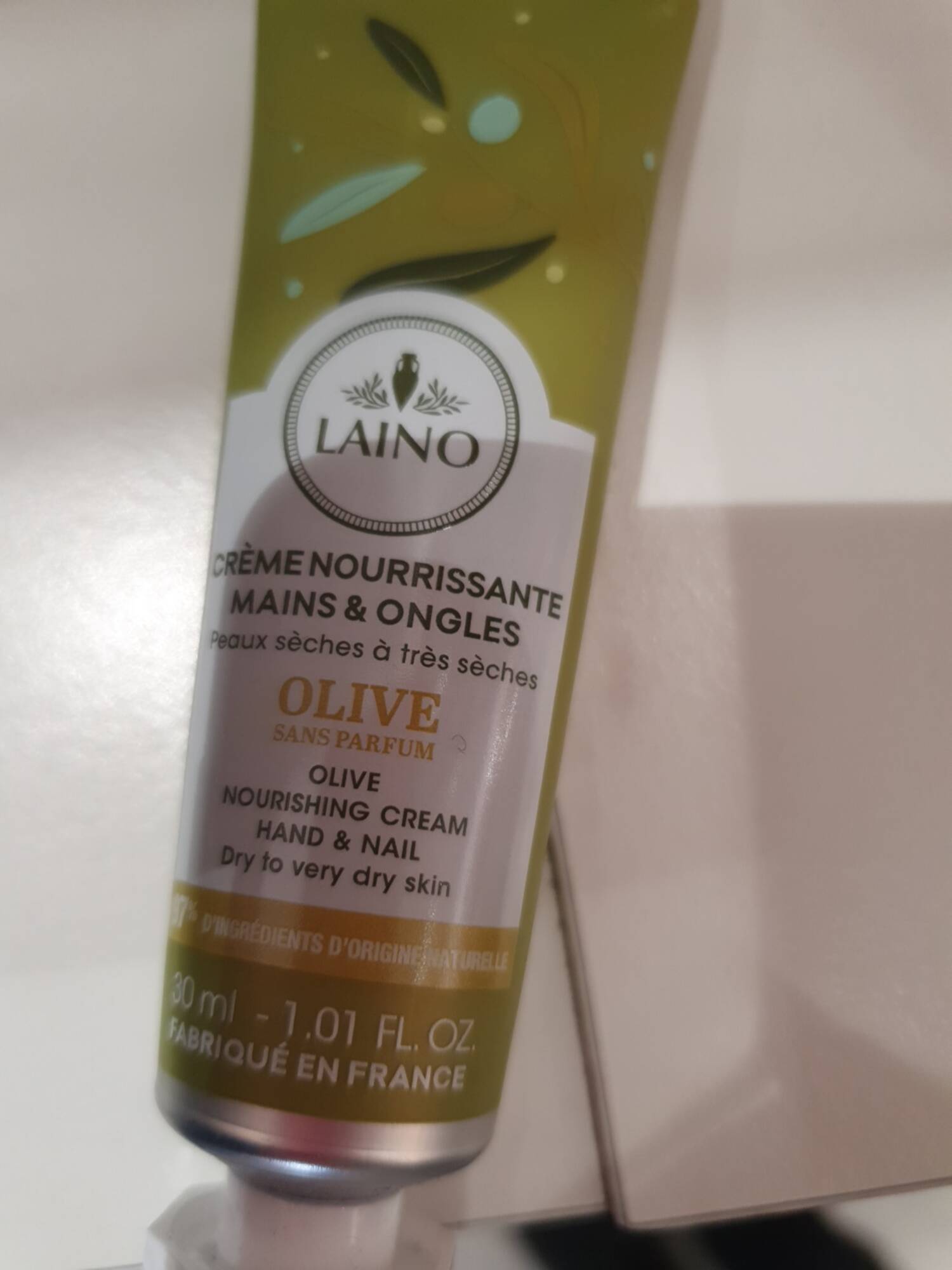 LAINO - Olive - Crème nourrissante mains & ongles