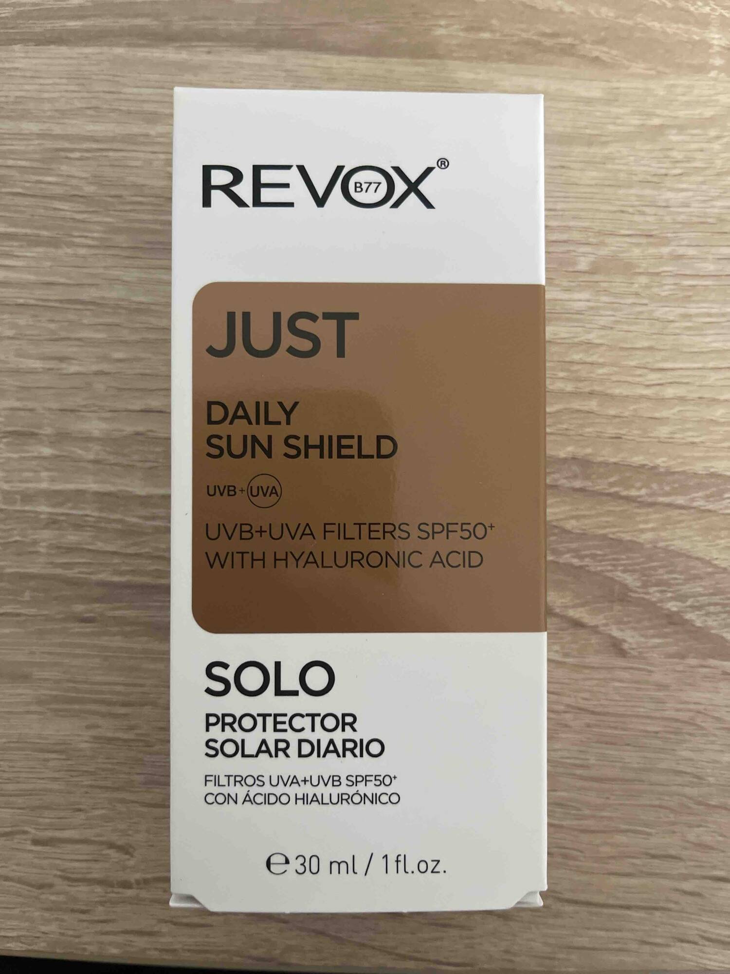 REVOX - Just - Daily sun shield SPF 50+