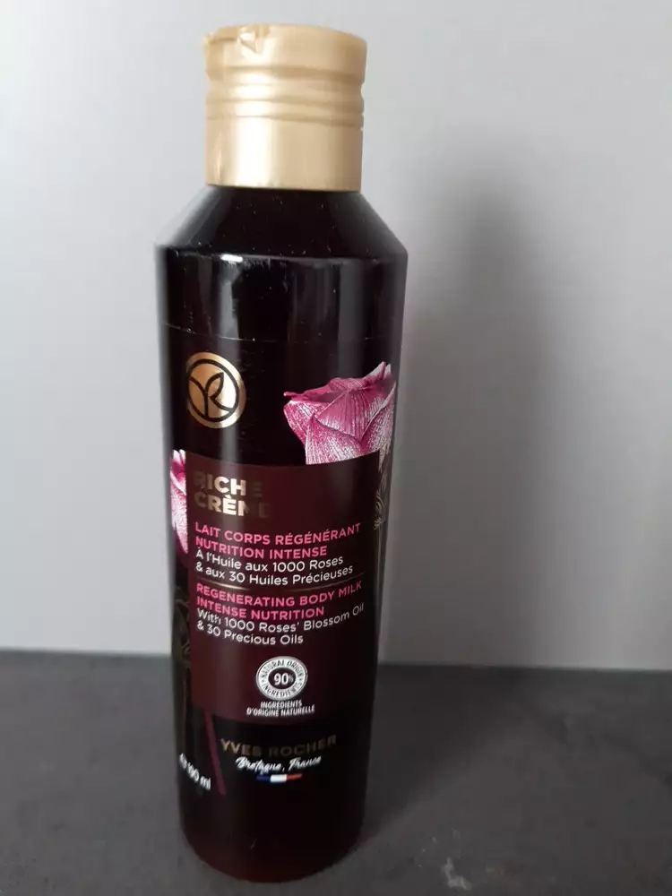 YVES ROCHER - Riche crème - Lait corps régénérant nutrition intense