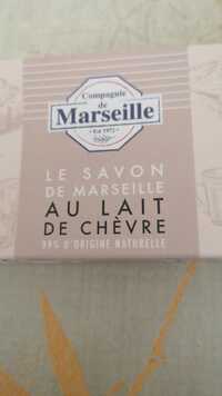 COMPAGNIE DE MARSEILLE - Le savon de Marseille au lait de chèvre 