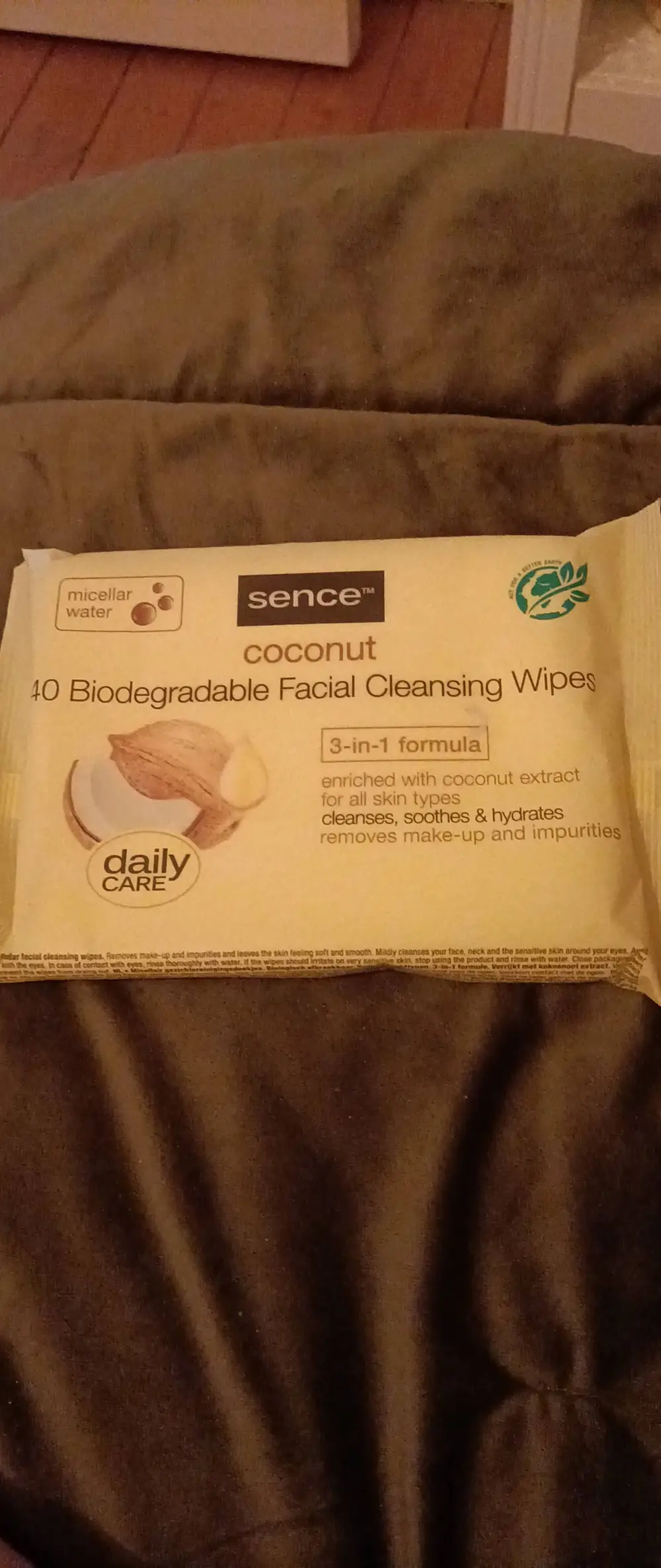 SENCE - Coconut - Facial cleansing wipes