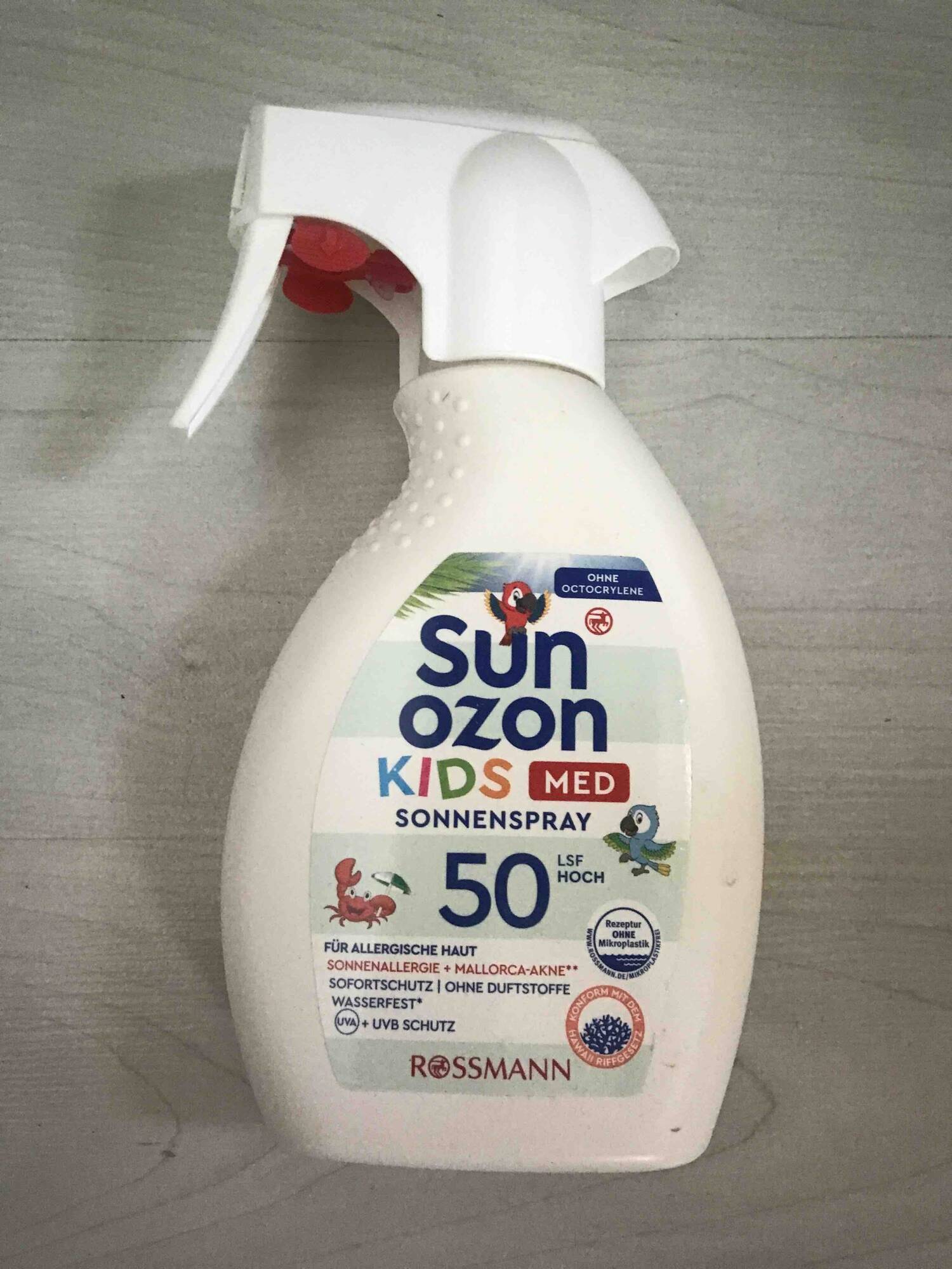 ROSSMANN - Sun ozon - Kids med sonnenspray SPF 50