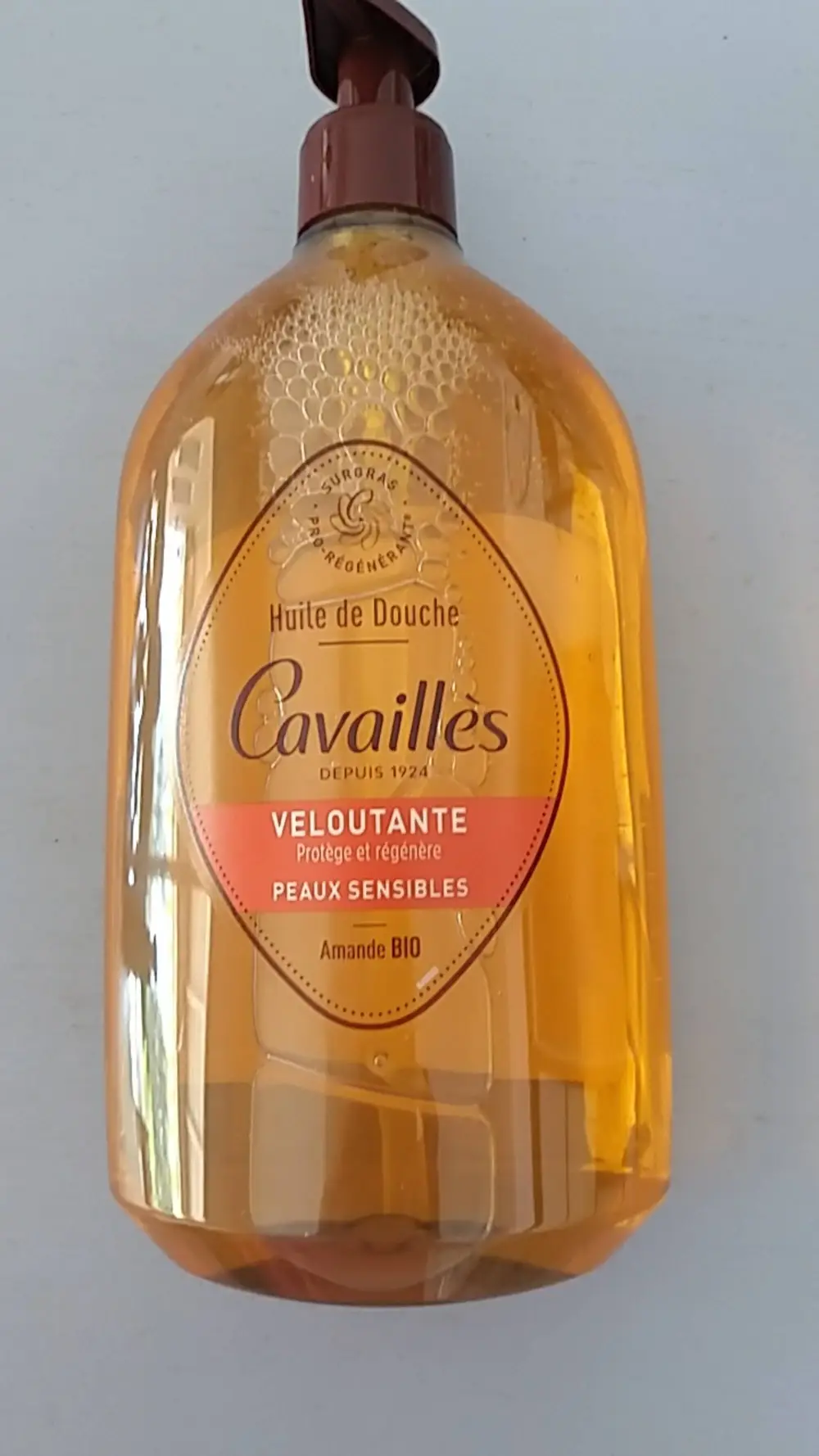 CAVAILLES - Huile de douche veloutante amande bio