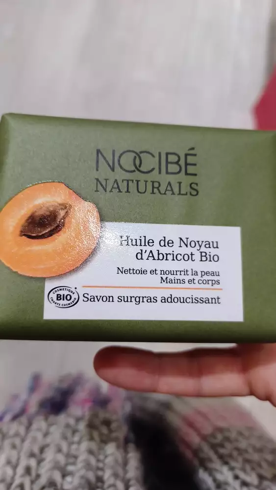 NOCIBÉ - Savon surgras adoucissant abricot bio