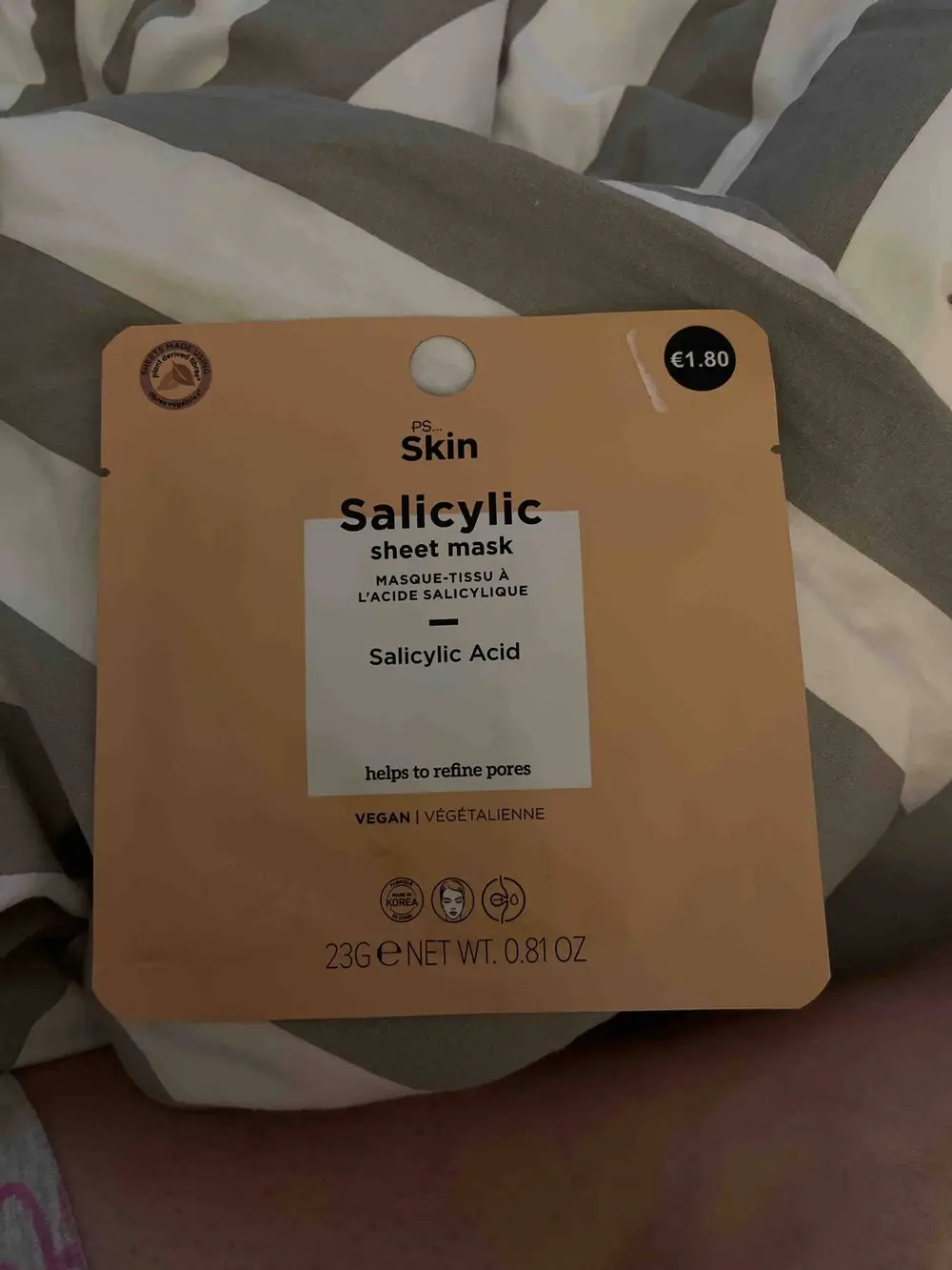 PRIMARK - PS...Skin - Masque-tissu à l'acide salicylique