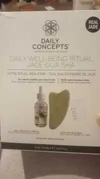 DAILY CONCEPTS - Gua sha en pierre de Jade - Votre rituel bien-être