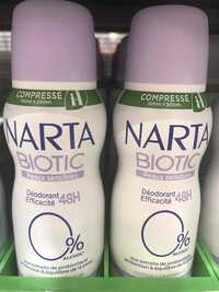 NARTA - Biotic - Déodorant éfficacité 48h