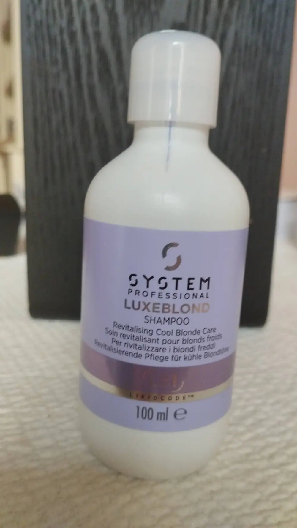 SYSTEM PROFESSIONAL - Luxblond - Shampoo soin revitalisant pour blonds froids