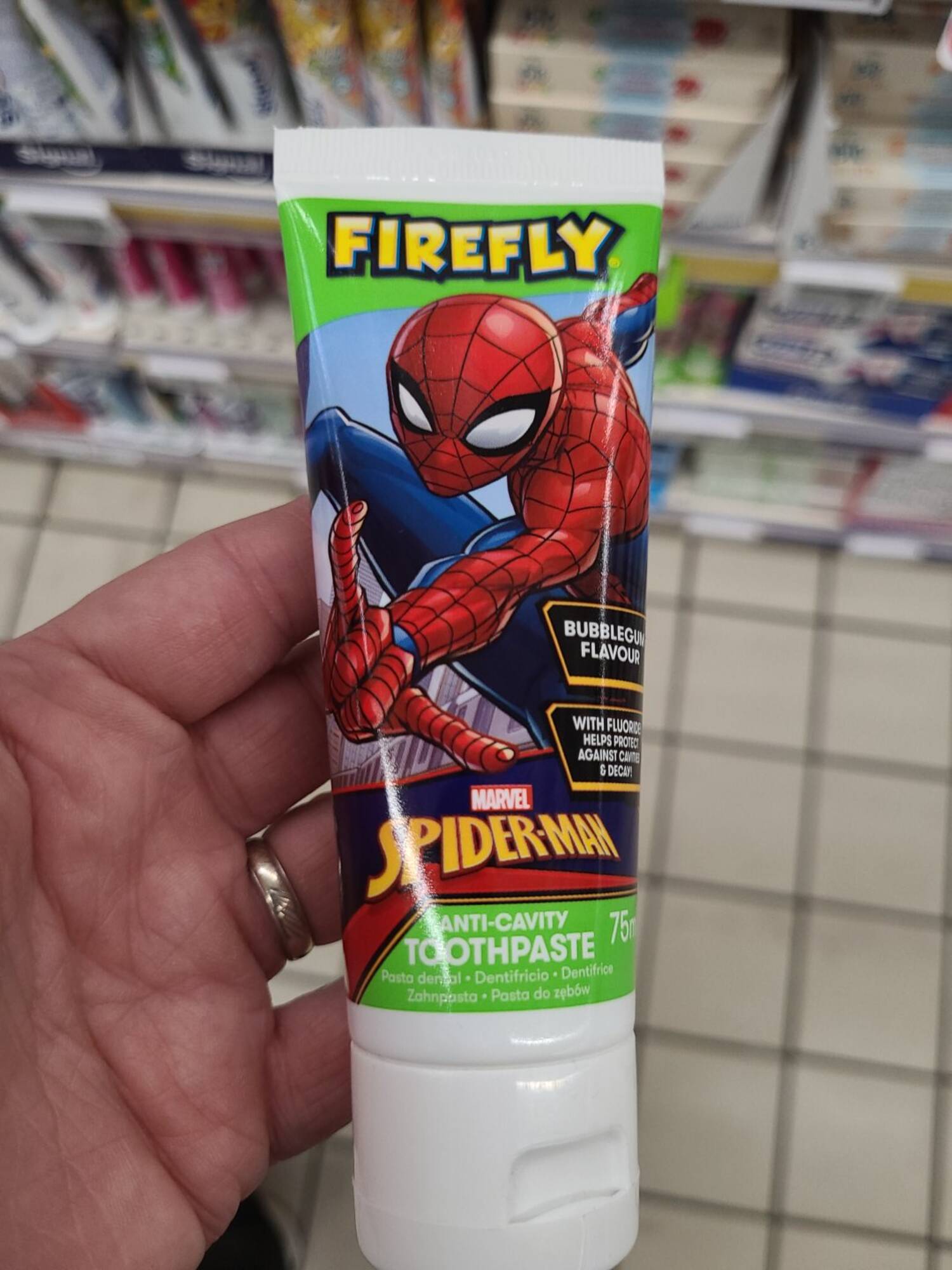 FIREFLY - Spiderman - Anti-cavity toothpaste