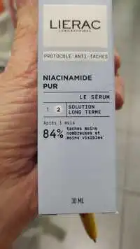 LIÉRAC - Niacinamide pur - Le sérum anti-taches