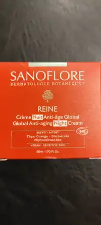 SANOFLORE - Reine - Crème nuit anti-âge global