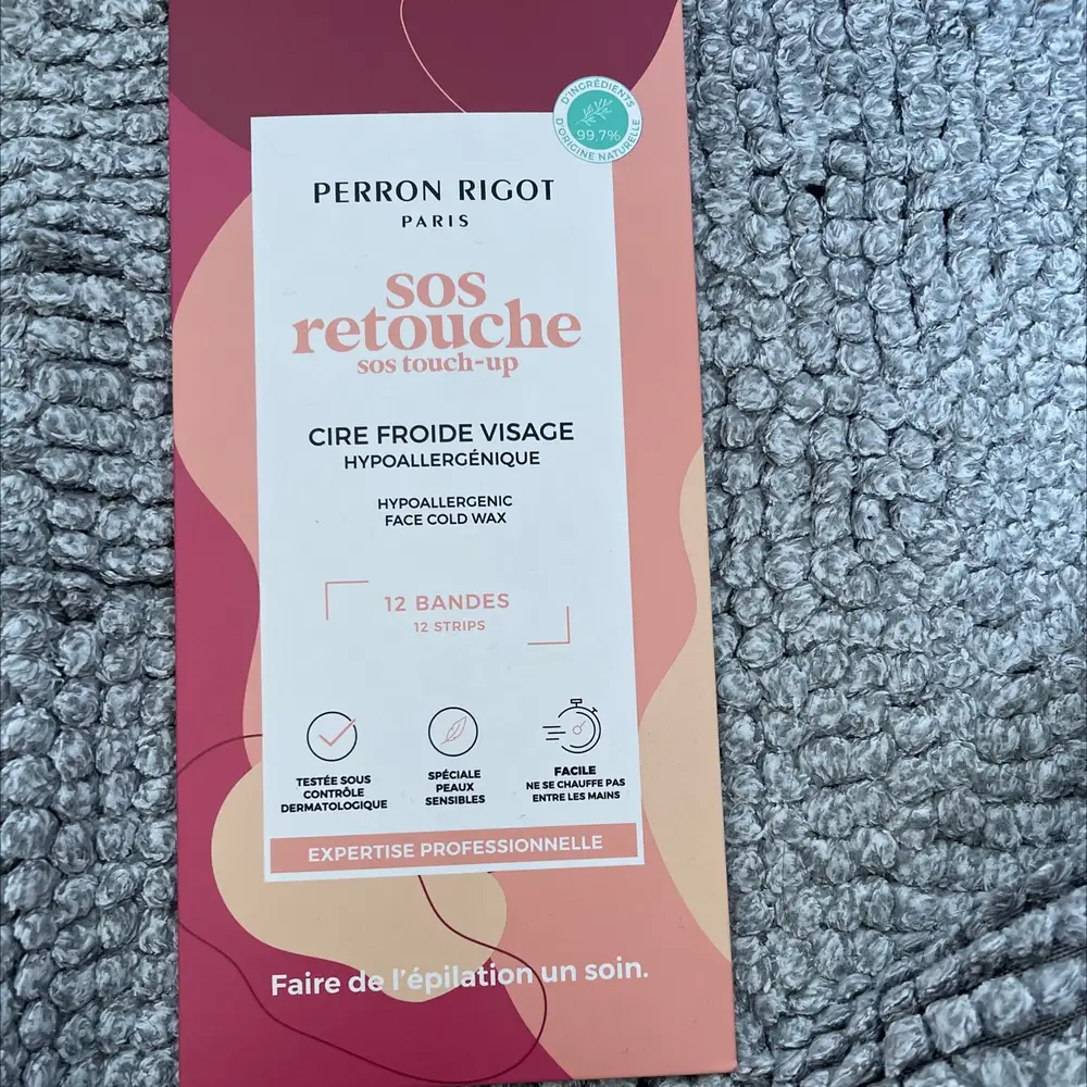 PERRON RIGOT - SOS retouche - Cire froide visage hypoallergénique