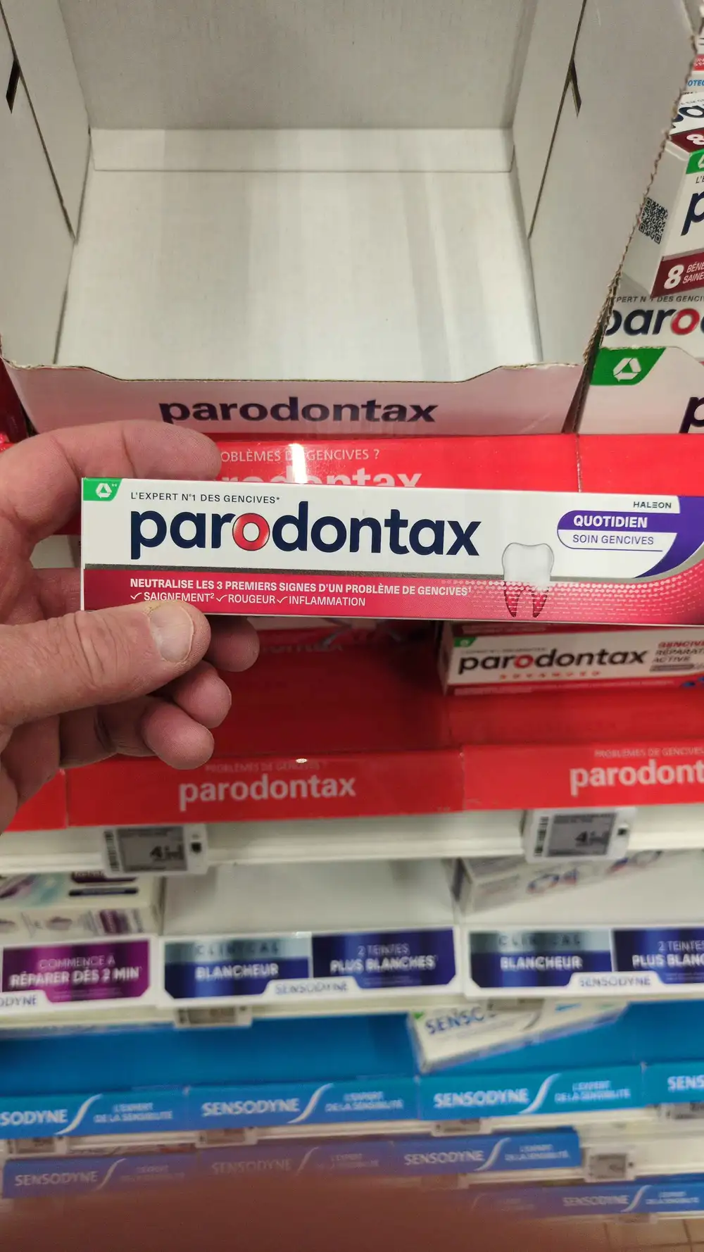 PARONDONTAX - Dentifrice quotidien soin gencives