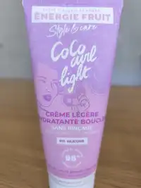 ENERGIE FRUIT - Coco curl light - Crème légère hydratante boucles