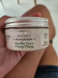 GARDEN ISLAND - Beurre de karité au vanille coco et ylang-ylang