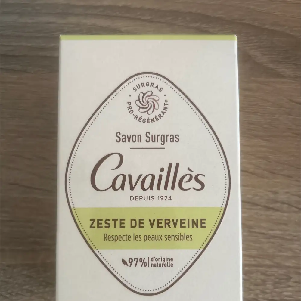 CAVAILLES - Zeste de verveine  - Savon surgras